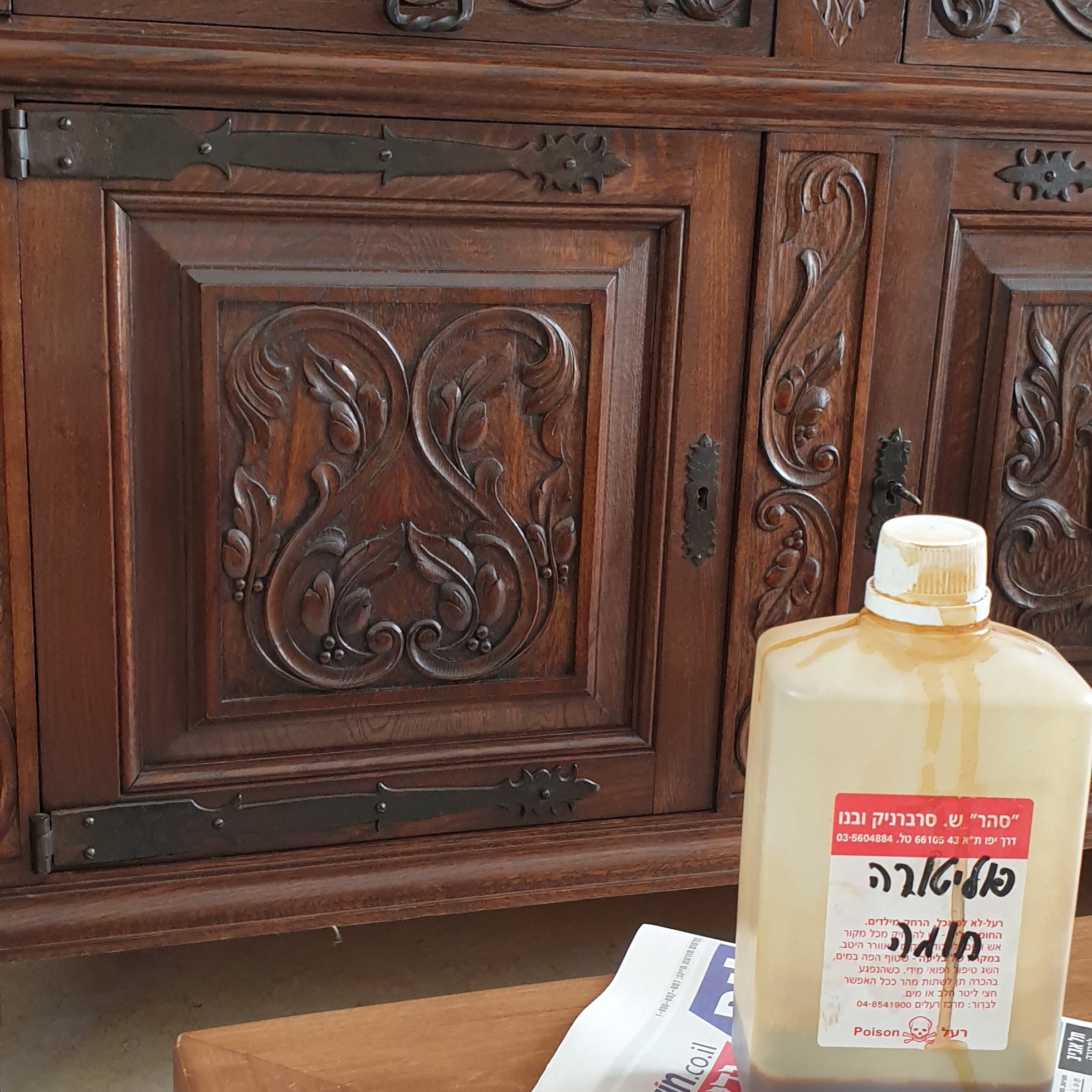 חידוש צבע ופוליטורה, חידוש פורניר