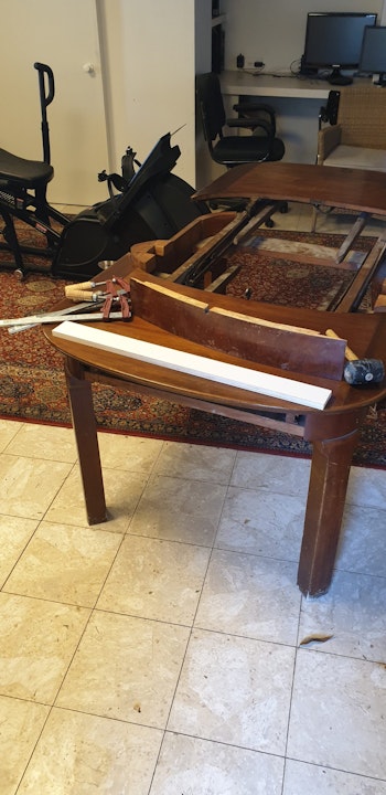 חידוש צבע ופוליטורה, חידוש פורניר