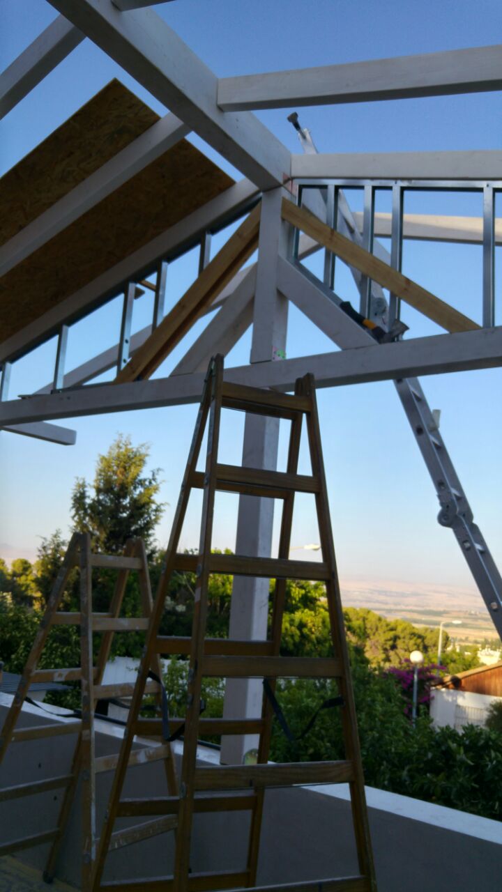 שיפוץ כללי ותוספת בניה קלה