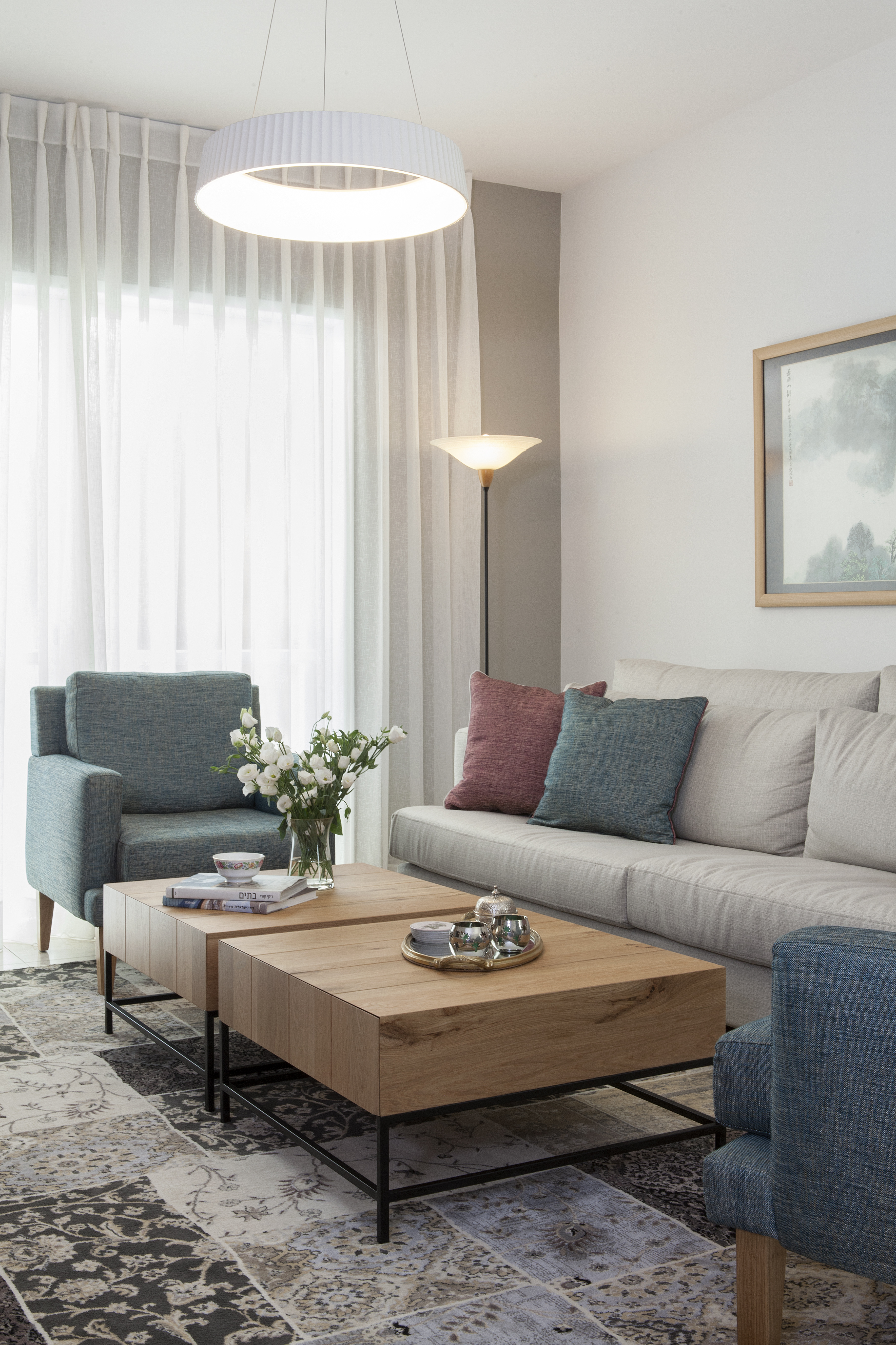 עיצוב דירה 5 חדרים