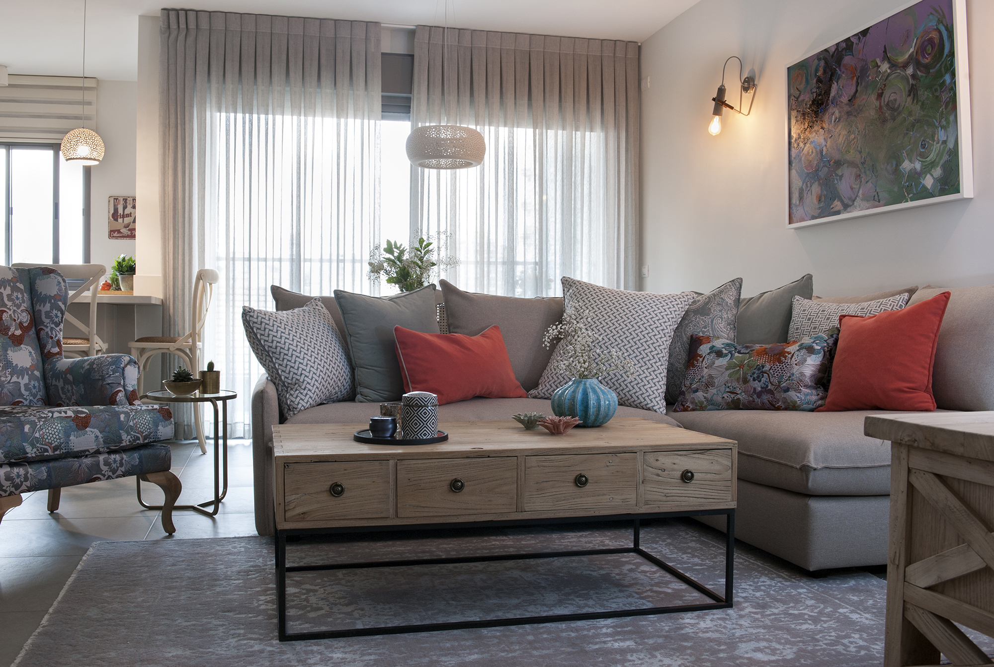 עיצוב דירה בפרוייקט תמ"א