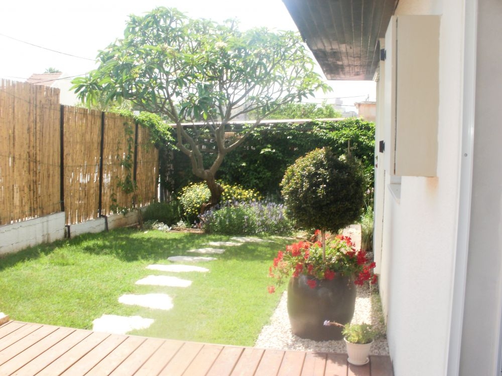 גינה קטנה בפתח תקוה