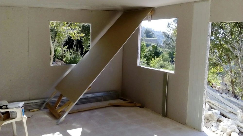 תהליך הבניה.