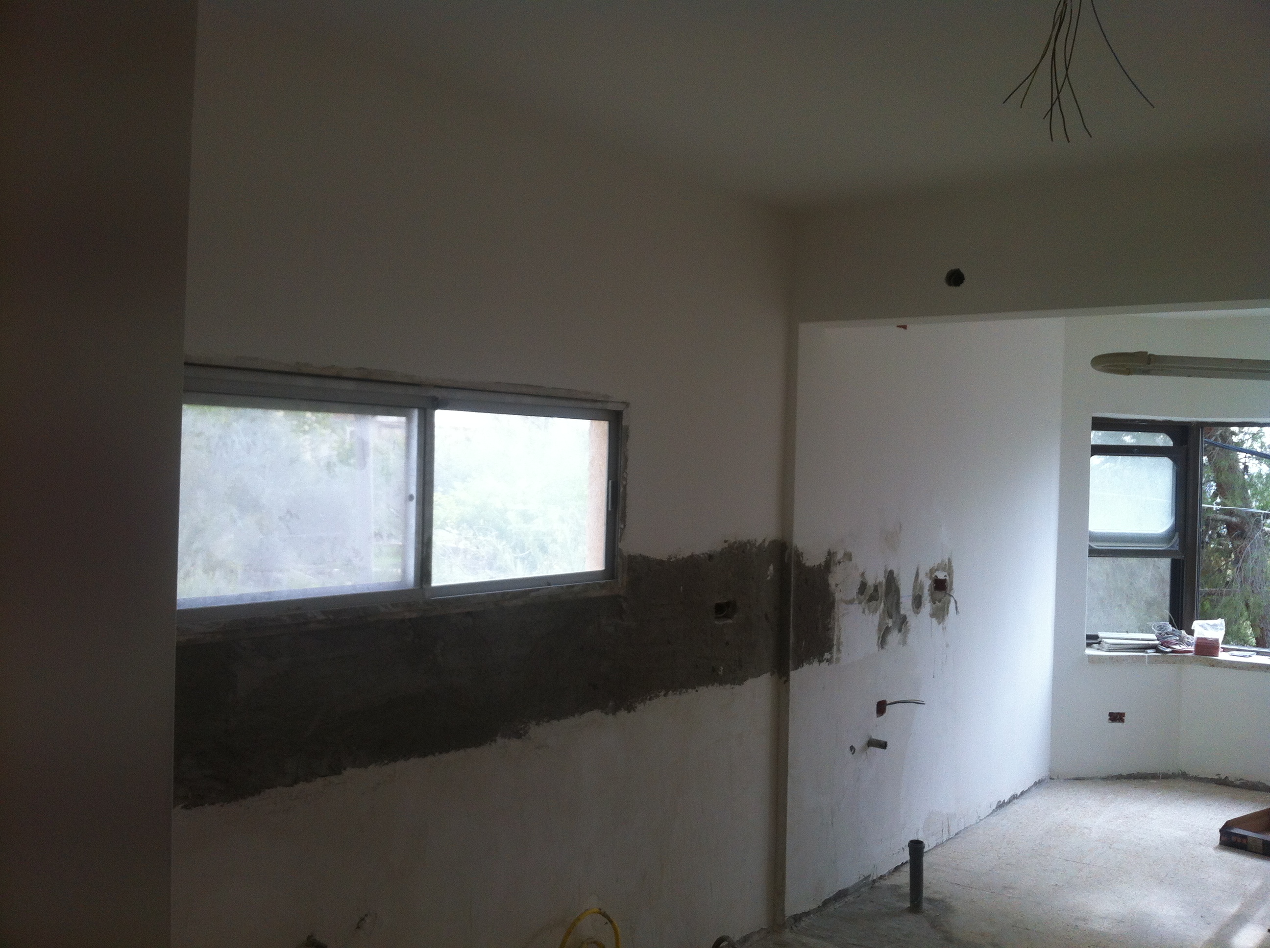 שיפוץ מטבח וסלון בישוב