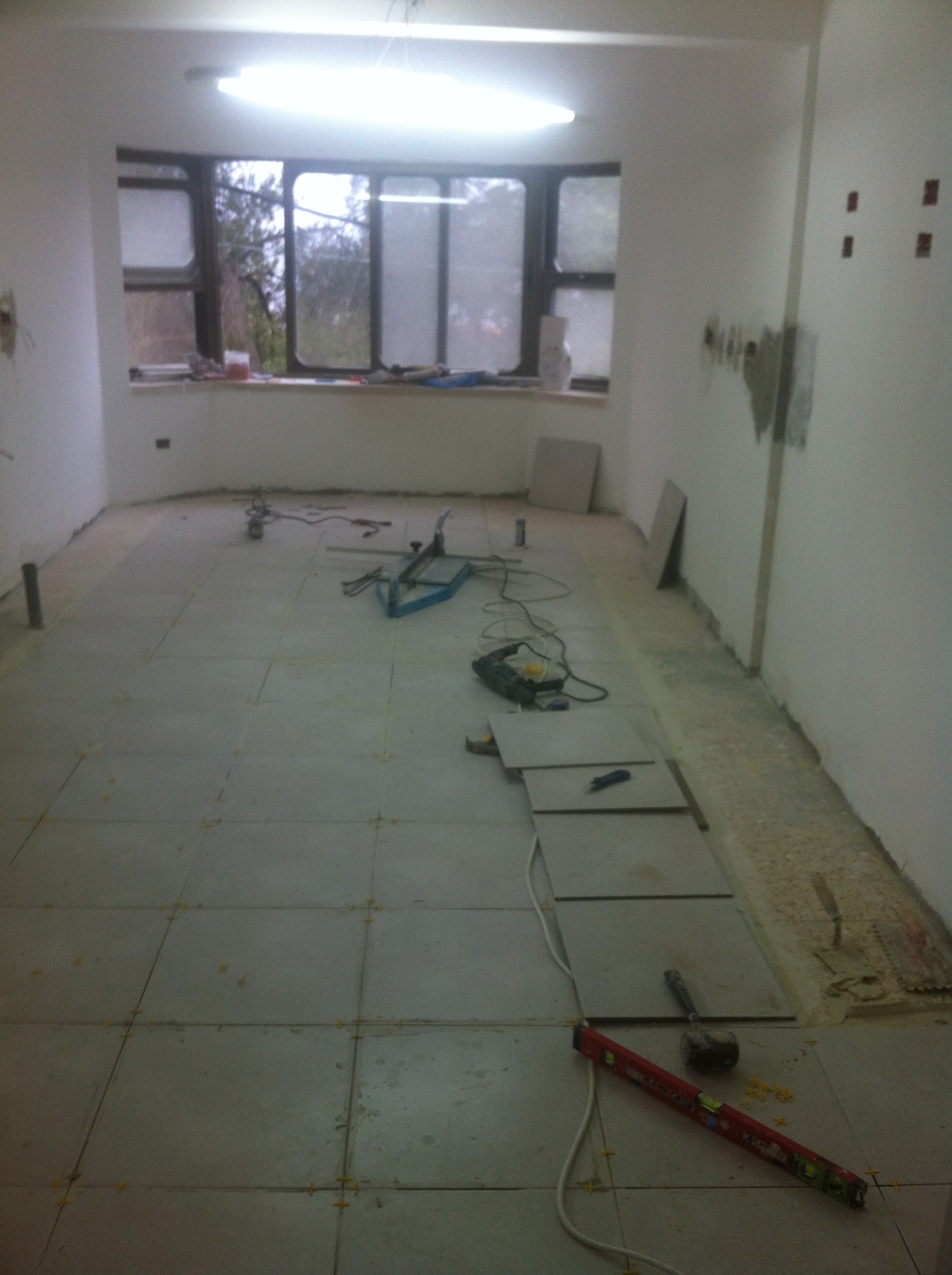 שיפוץ מטבח וסלון בישוב