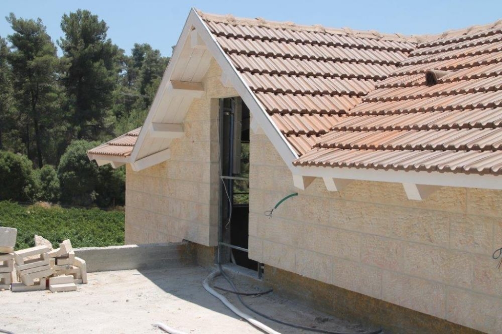 וילה בתהליך בנייה