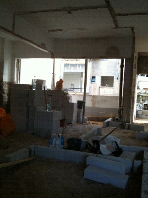 שיפוץ דירה , שד' מוצקין 10 , תל אביב