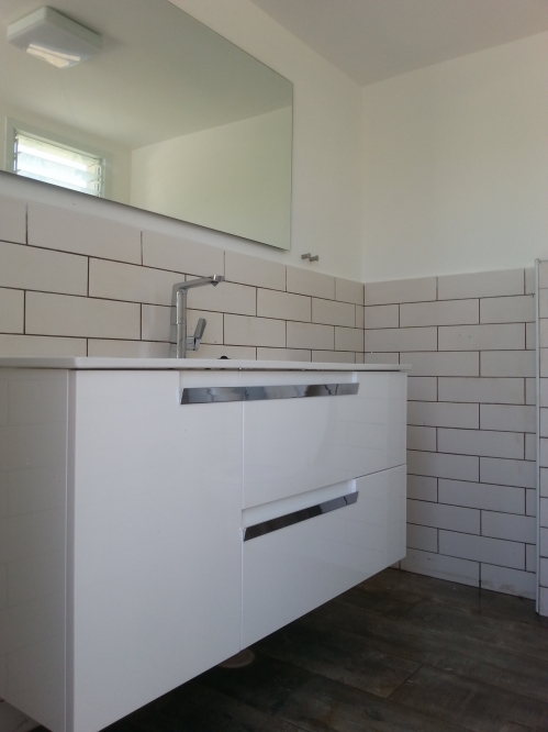 הריסה ובנייה של חדר שירותים וחידוש חלק ממעטפת הבית