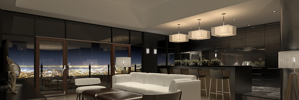 צילום מעבודה של פתרונות תאורה