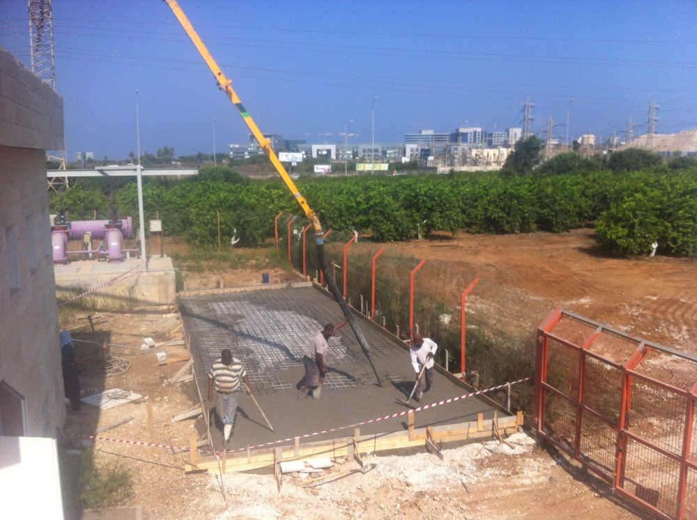 יציקות במט"ש הרצליה