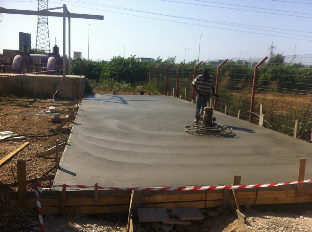 יציקות במט"ש הרצליה