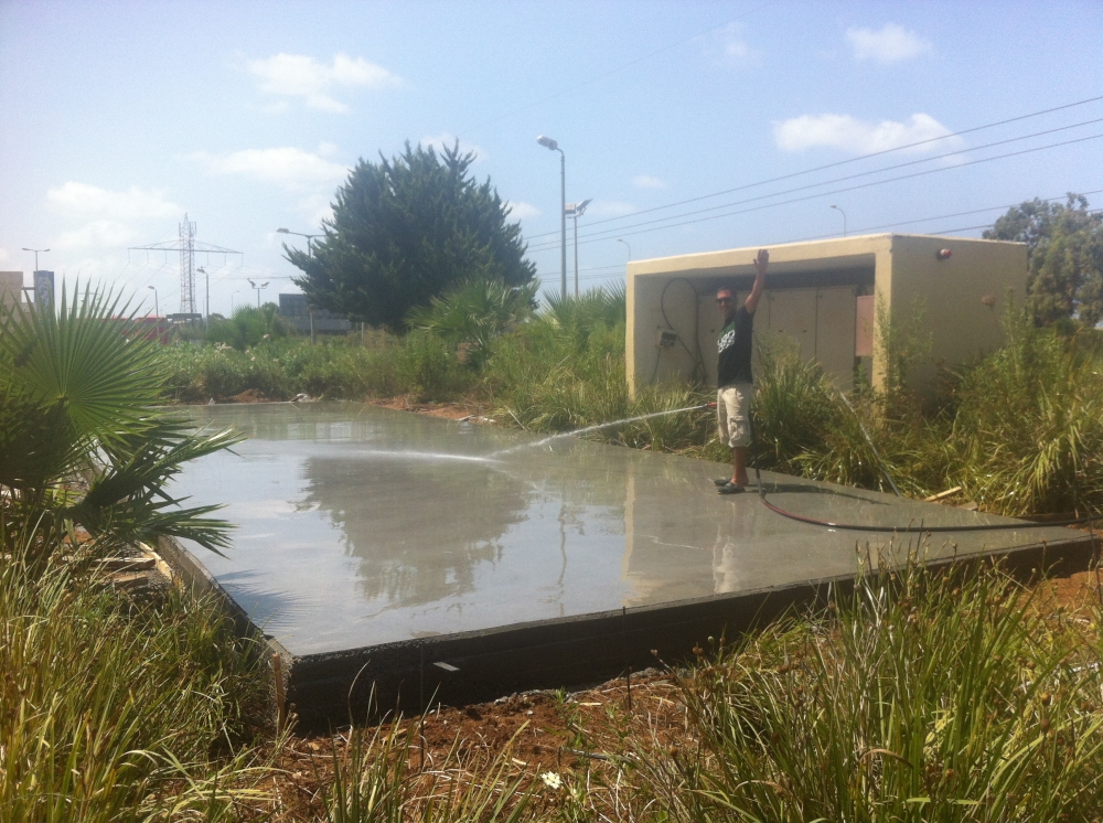 יציקות במט"ש הרצליה