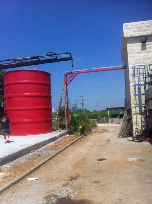 יציקות במט"ש הרצליה