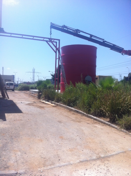 יציקות במט"ש הרצליה