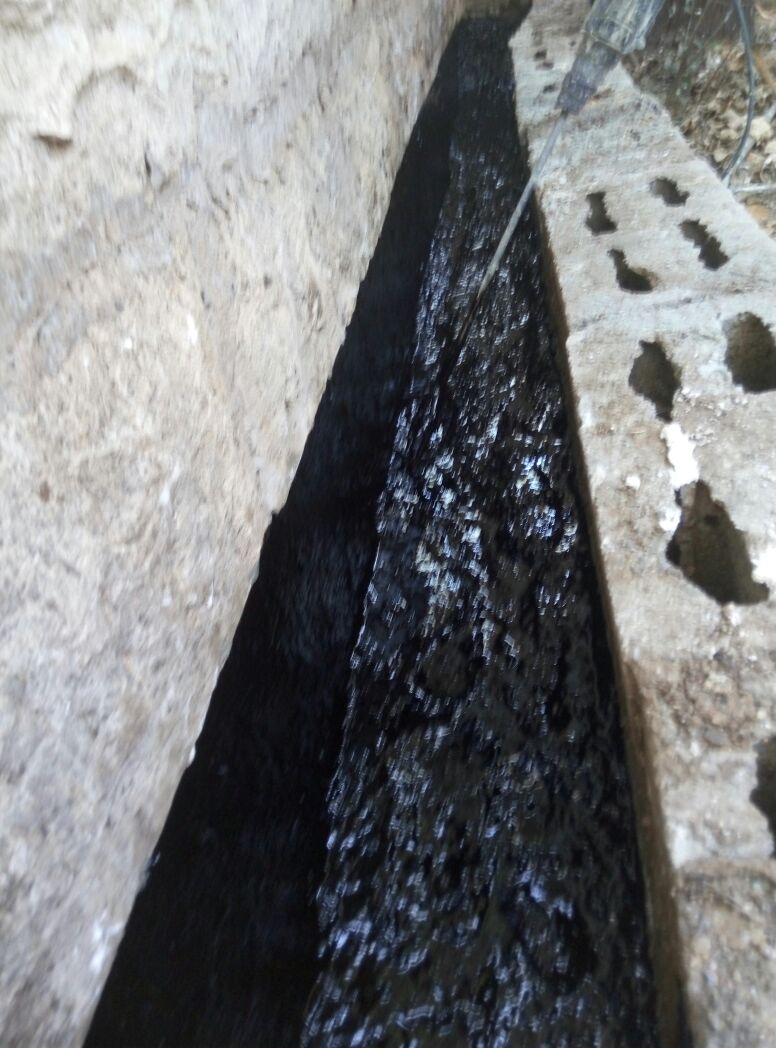 הכנסת צינור גיאוטכני סביב מבנה