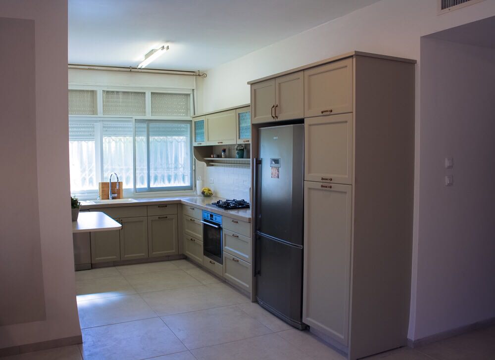 שיפוץ סלון ומטבח