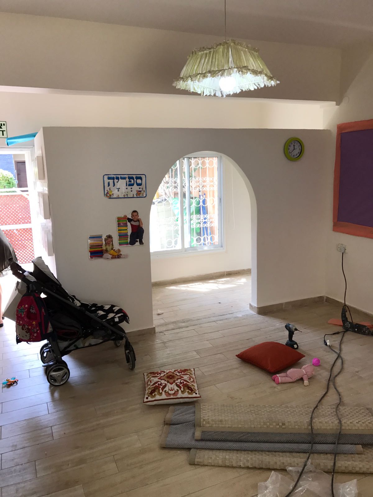 שיפוץ קוסמטי בגן ילדים