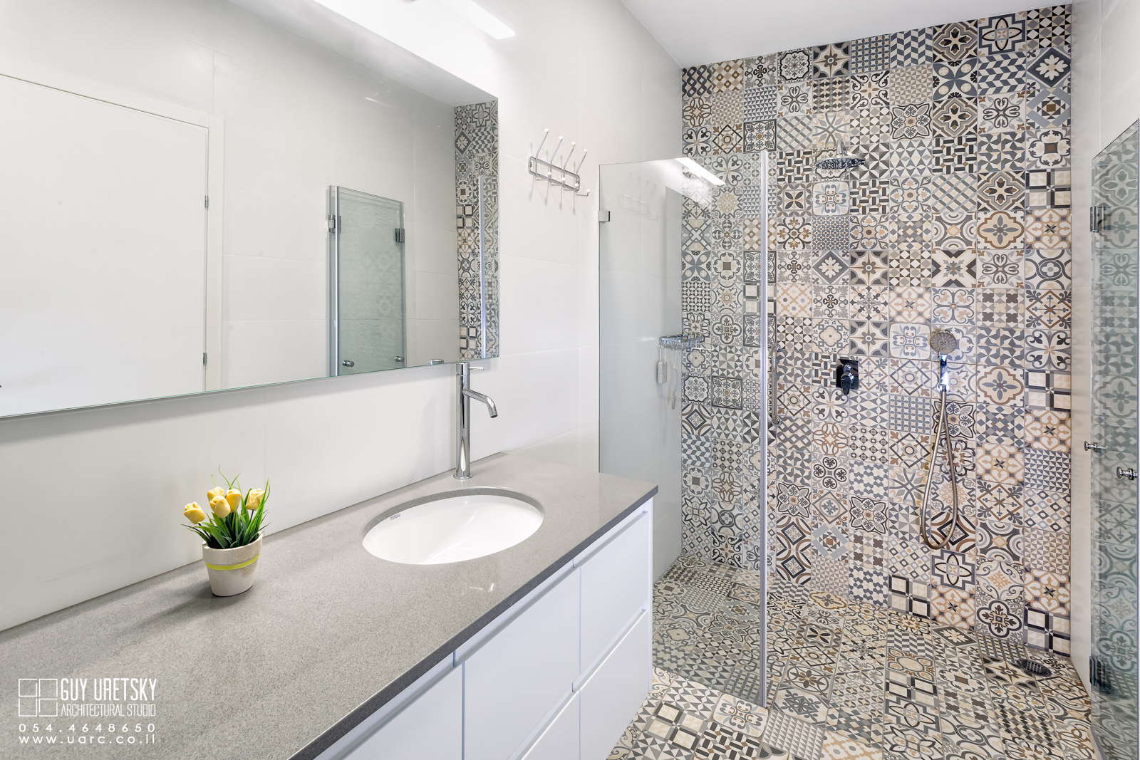 תיכנון דירת חמישה לדירת ארבע חדרים בפתח תקווה