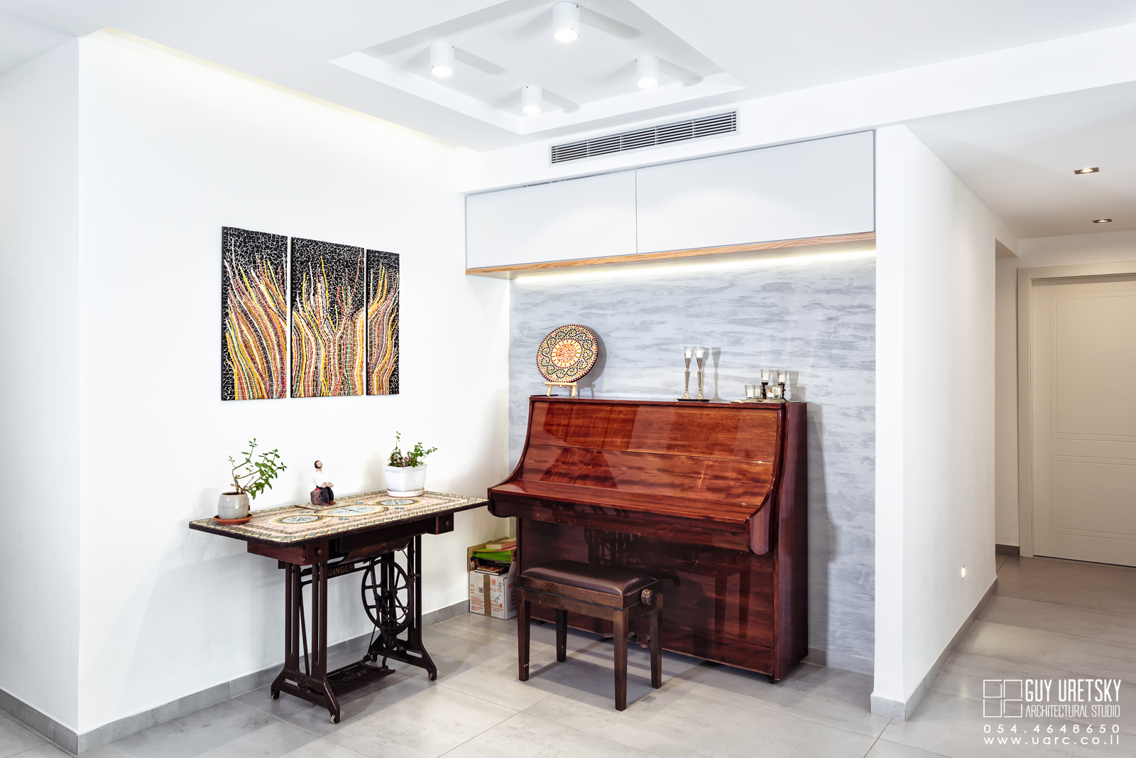 תיכנון דירת חמישה לדירת ארבע חדרים בפתח תקווה