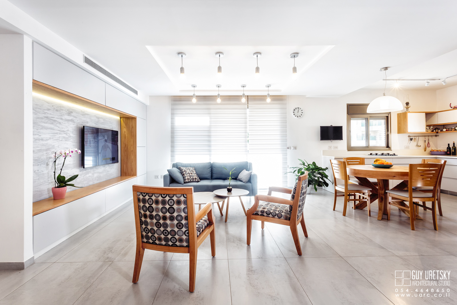 תיכנון דירת חמישה לדירת ארבע חדרים בפתח תקווה