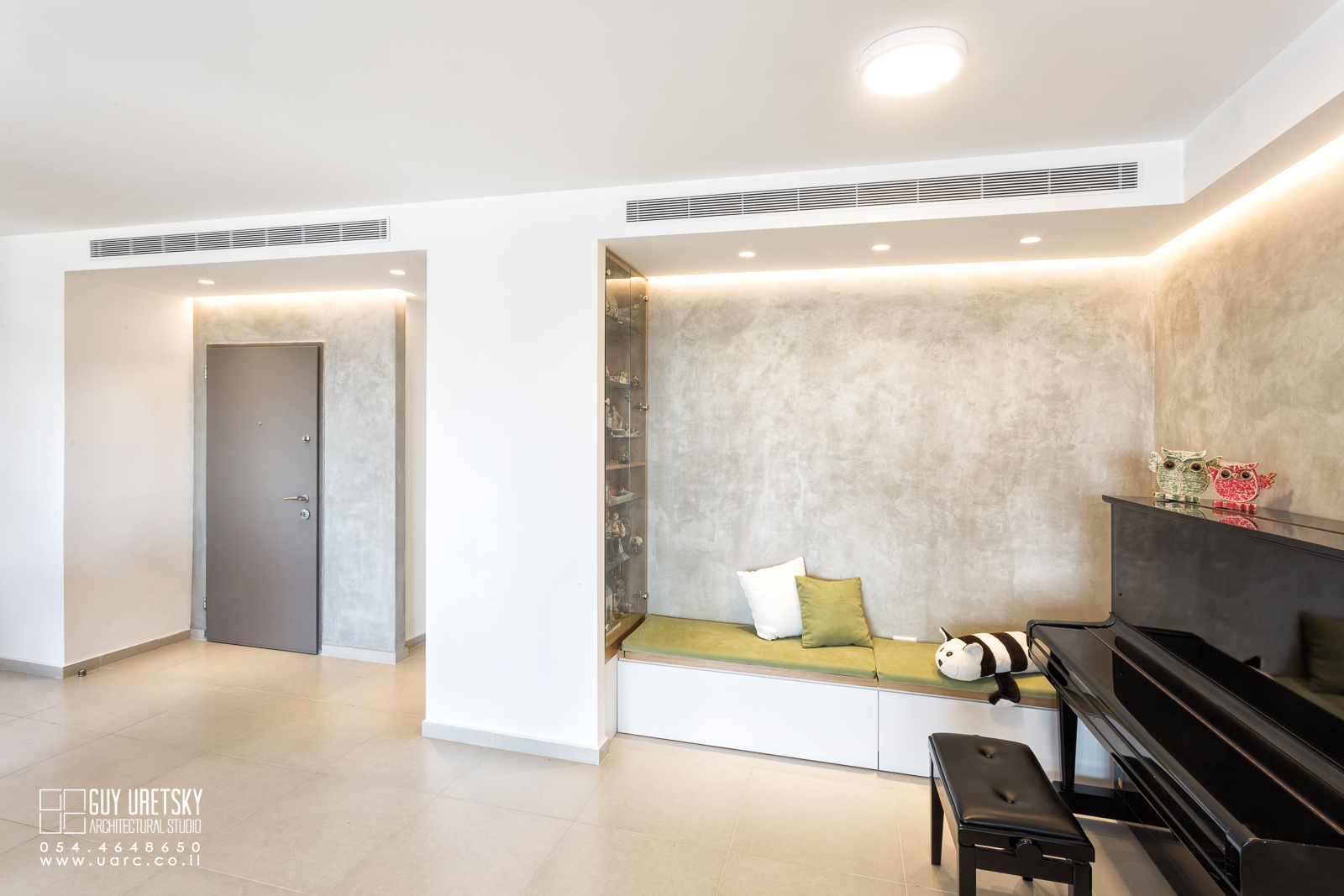 תיכנון ועיצוב דירת חמישה חדרים בגני תקווה