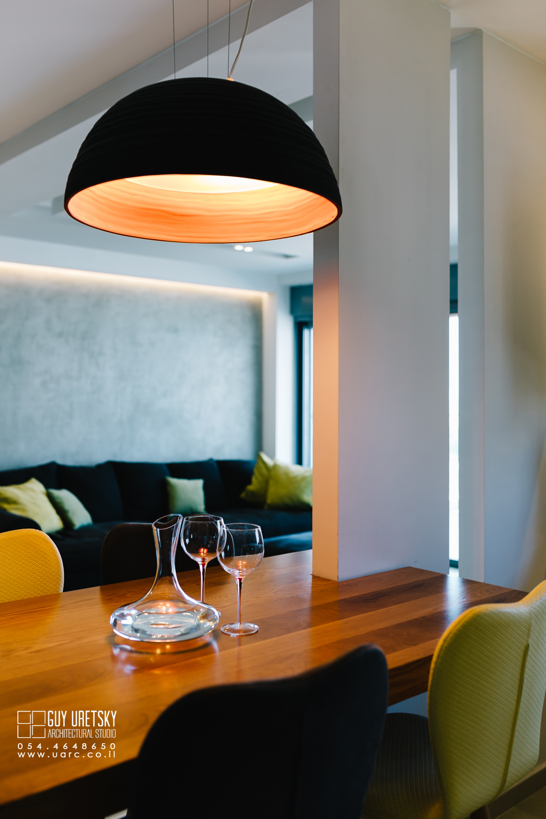 תיכנון ועיצוב דירת חמישה חדרים בגני תקווה