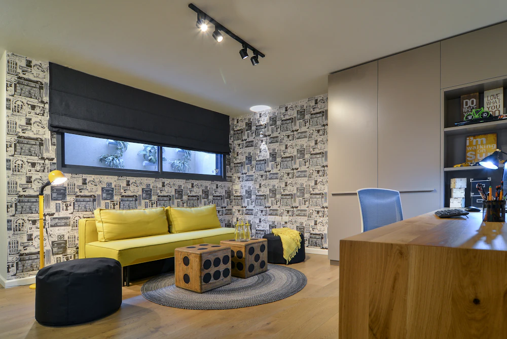 חדר מעוצב של בן נוער