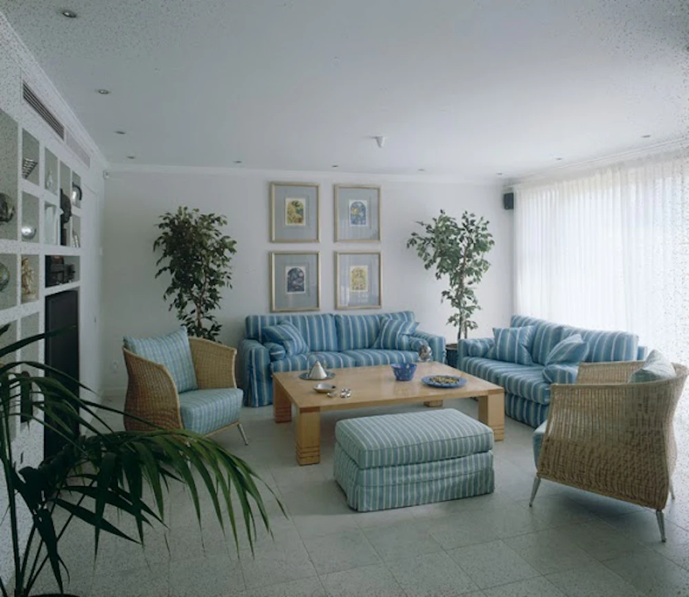 דירה בגווני תכלת