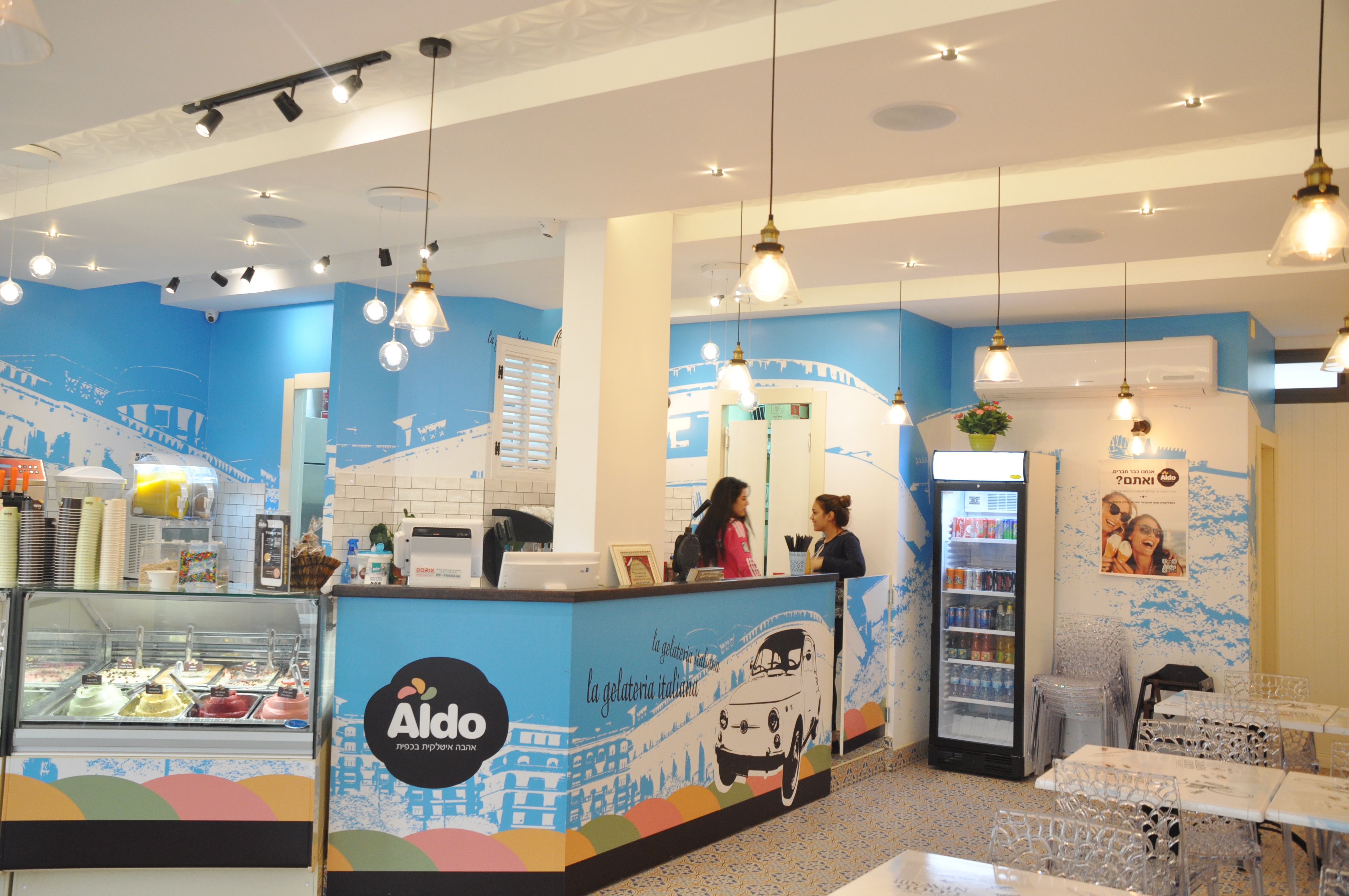 תכנון ועיצוב פנים לסניף אלדו ירושלים