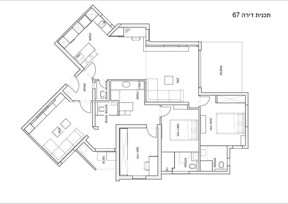 דירת קבלן מחולקת