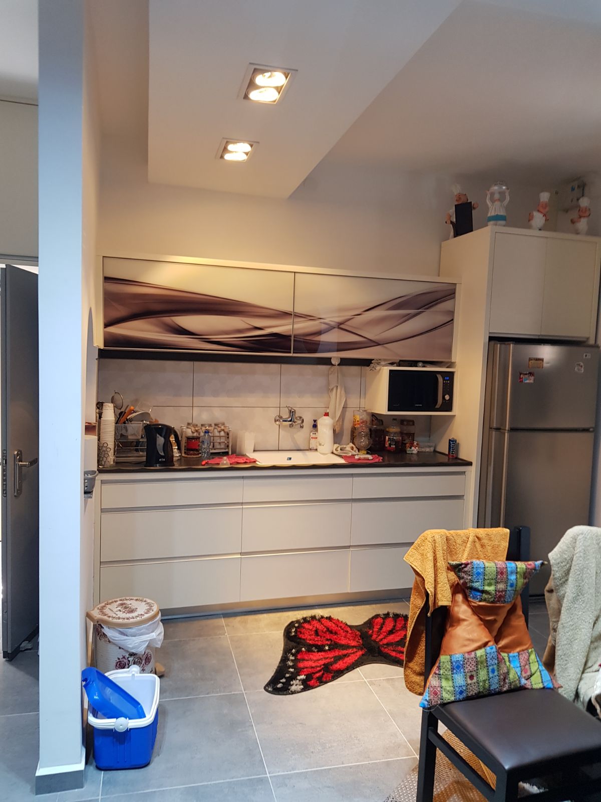 צילום מעבודה של עבודי