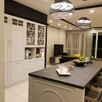 מטבח בסגנון עתיק מודרני