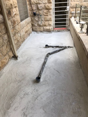 איטום מרפסת וריצוף מלא