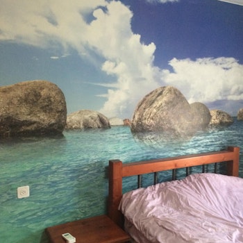 הדבקת טפטים בבית פרטי