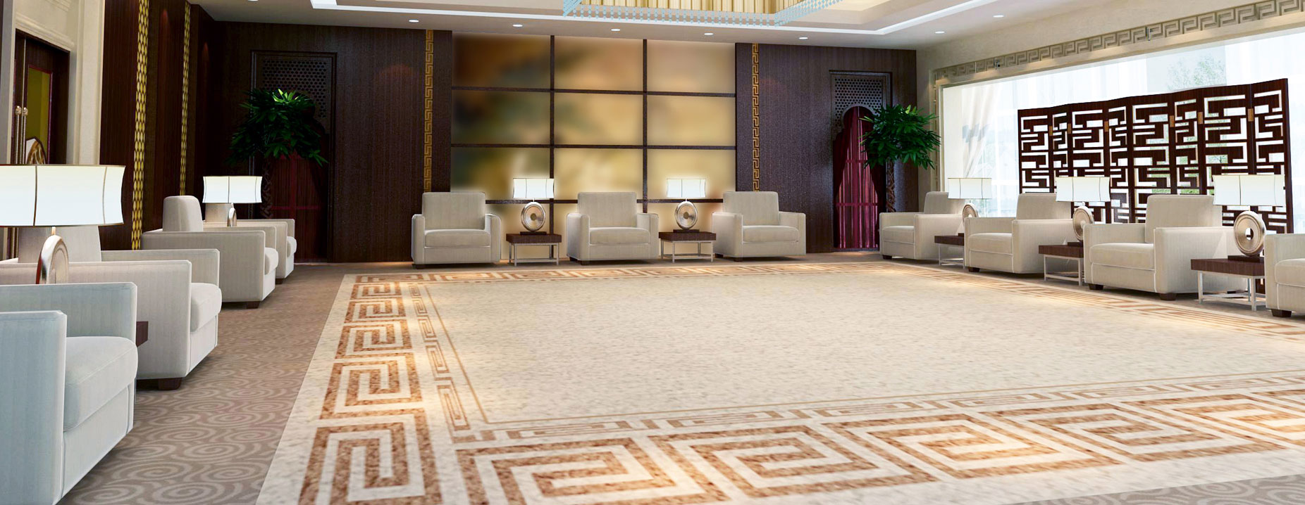 פרקטים, שטיחים, טפטים, וילונות