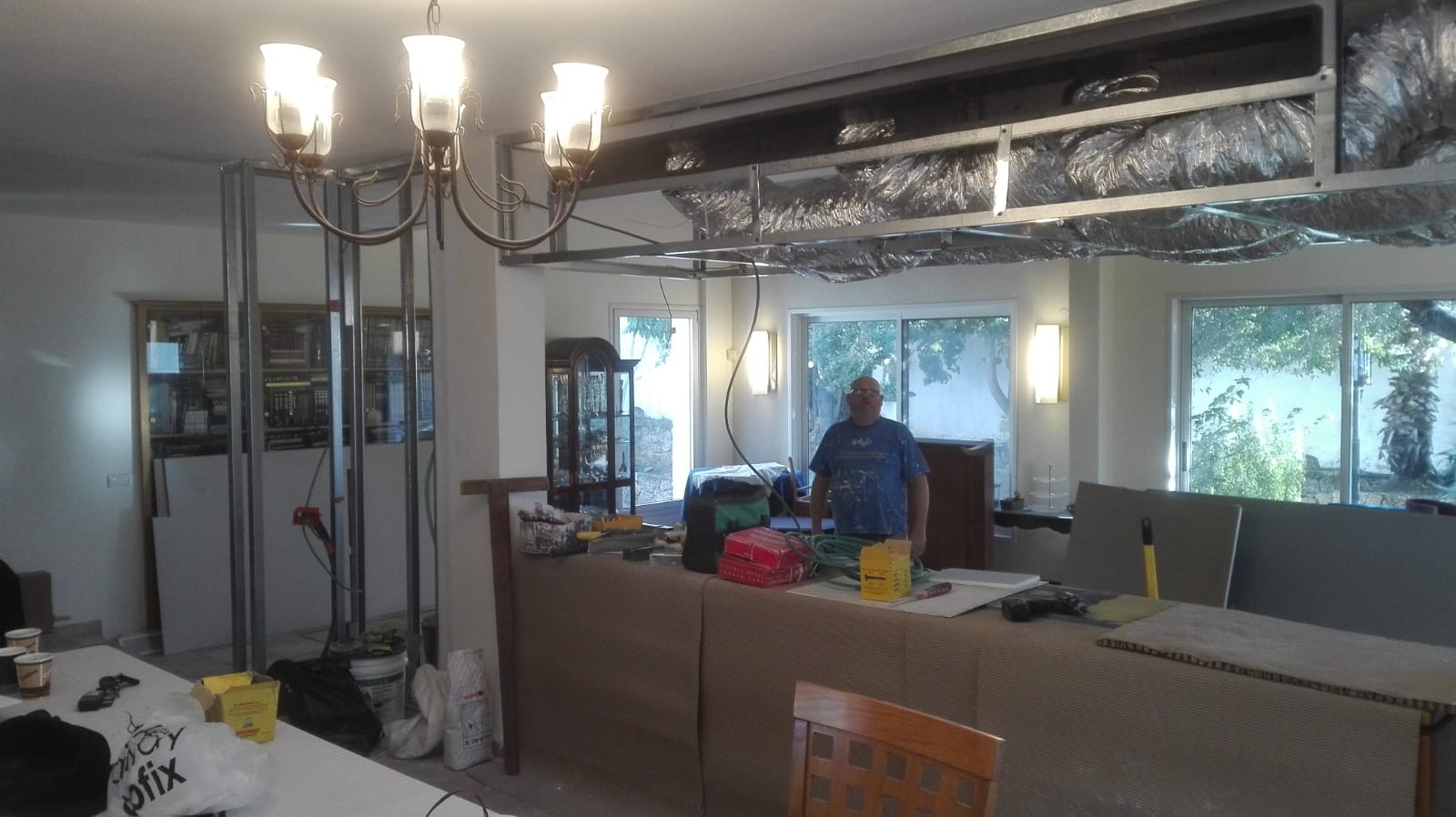 התקנת מזגן מרכזי