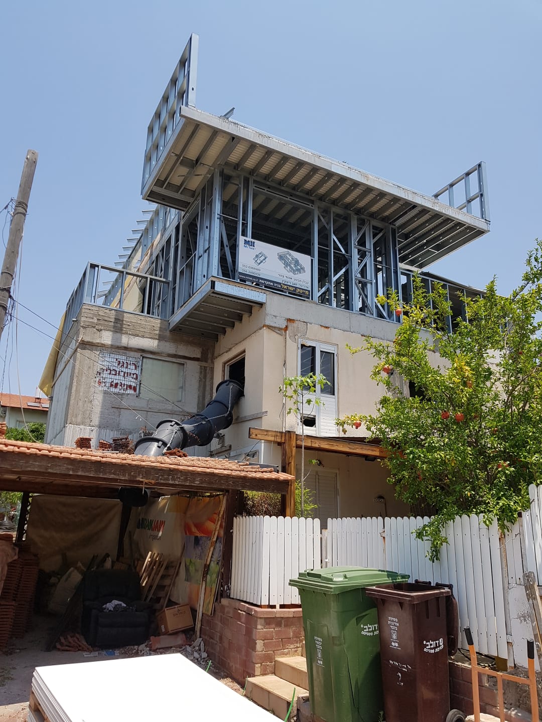 תוספת בניה לבית פרטי- כפר סבא