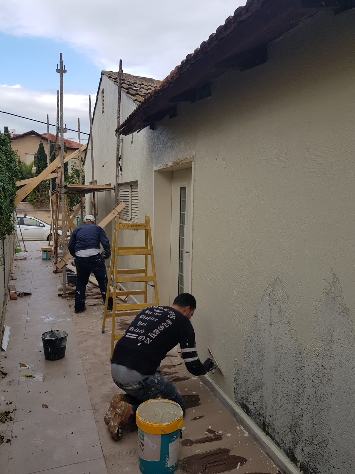 שיפוץ חיצוני בבית פרטי