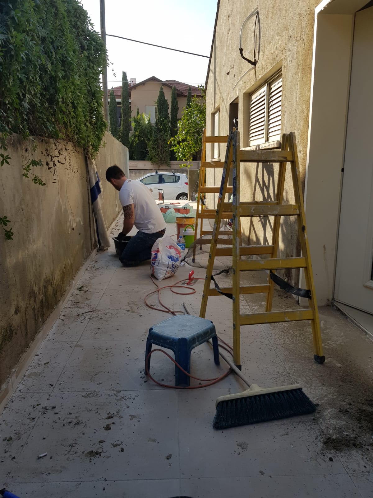 שיפוץ חיצוני בבית פרטי