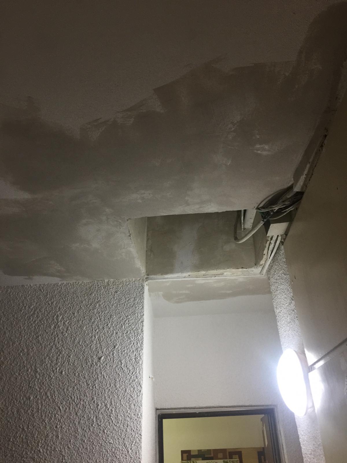 תיקוני טיח וצבע בבניין