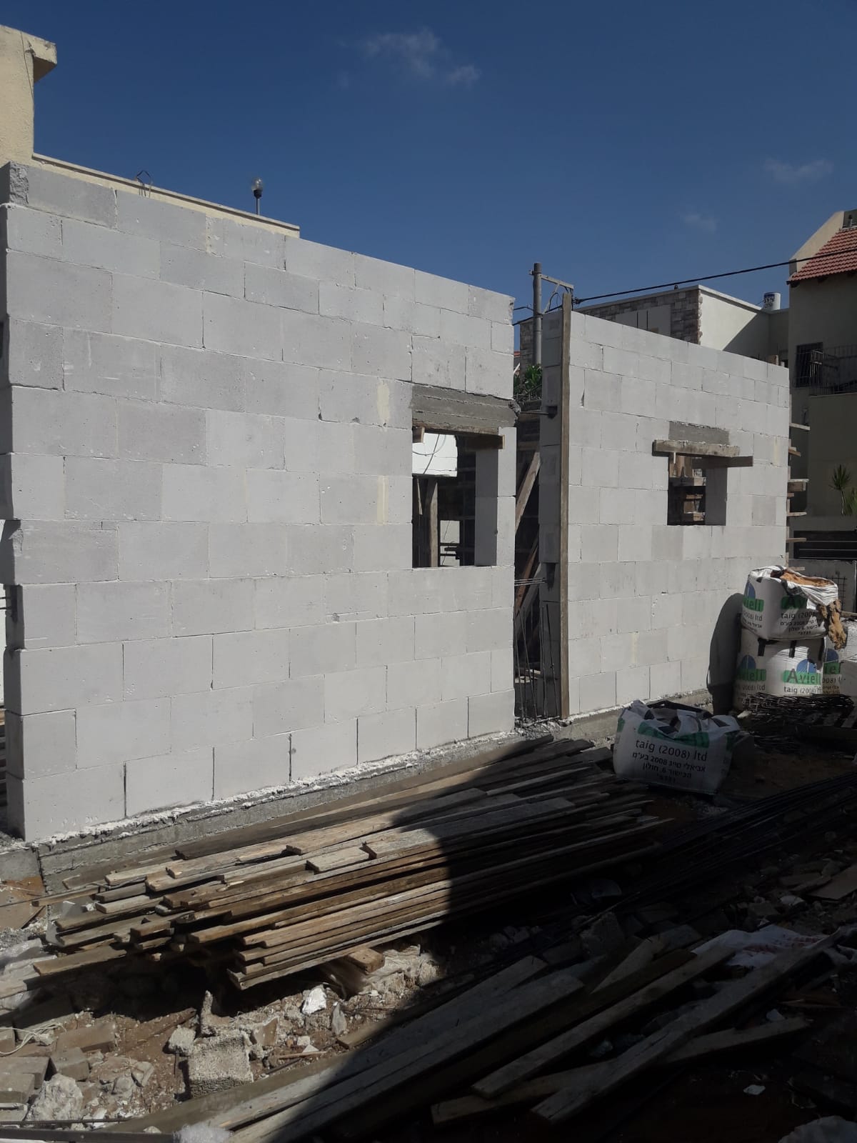 שלד וגמר לדירה חדשה