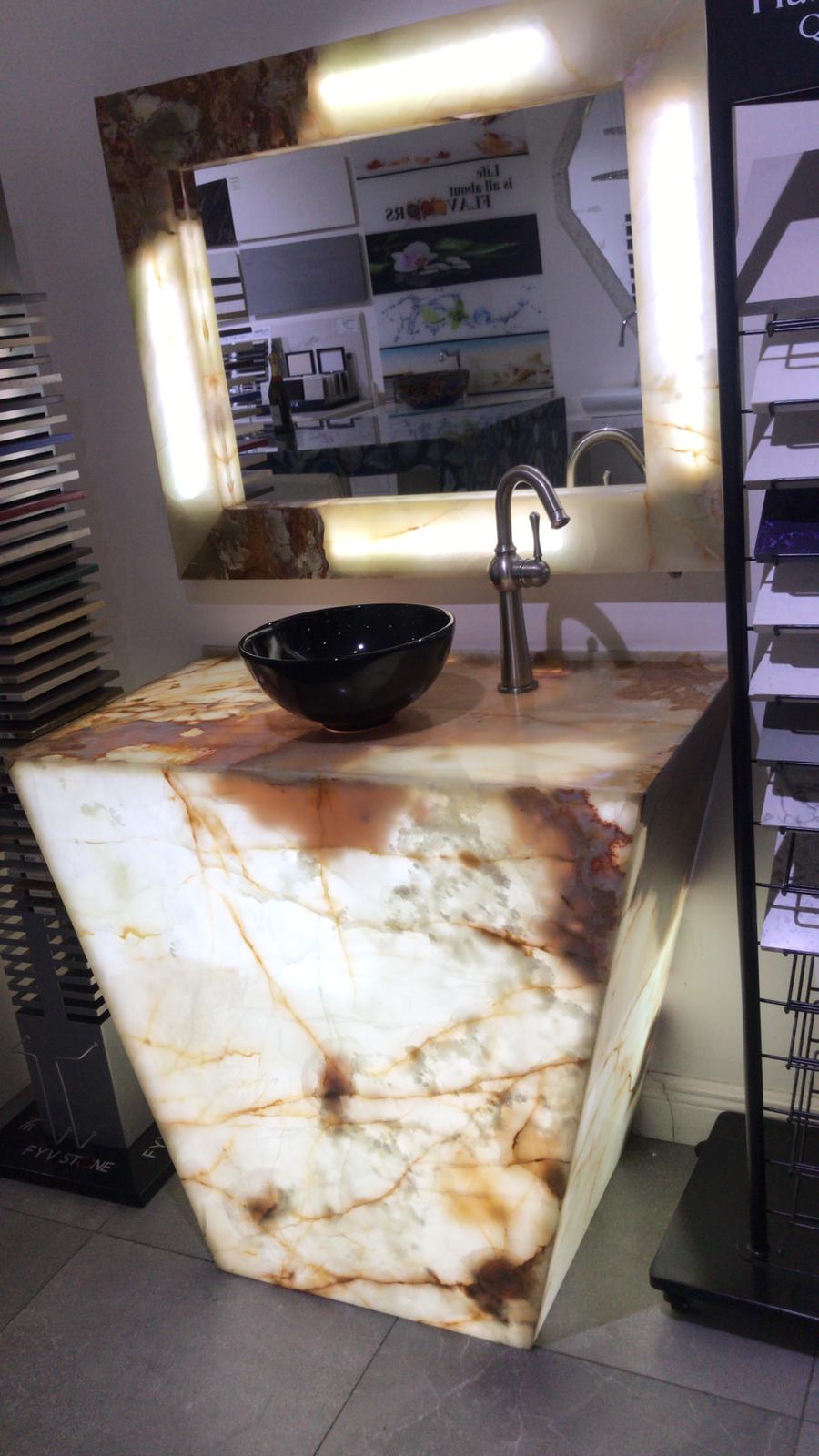 עבודות שיש לחדר רחצה