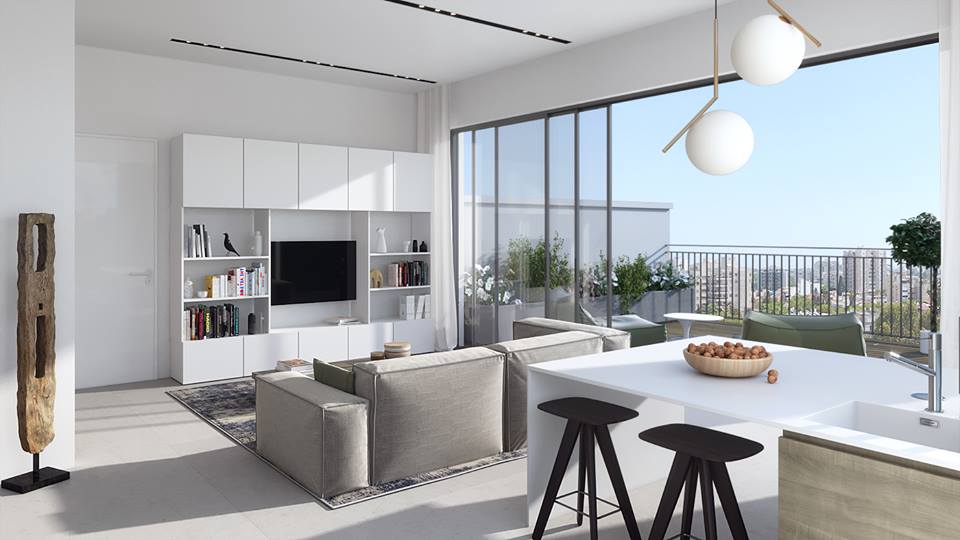 קטמון החדשה | תכנון ועיצוב פנים ל 16 דירות בפרויקט תמ"א 38