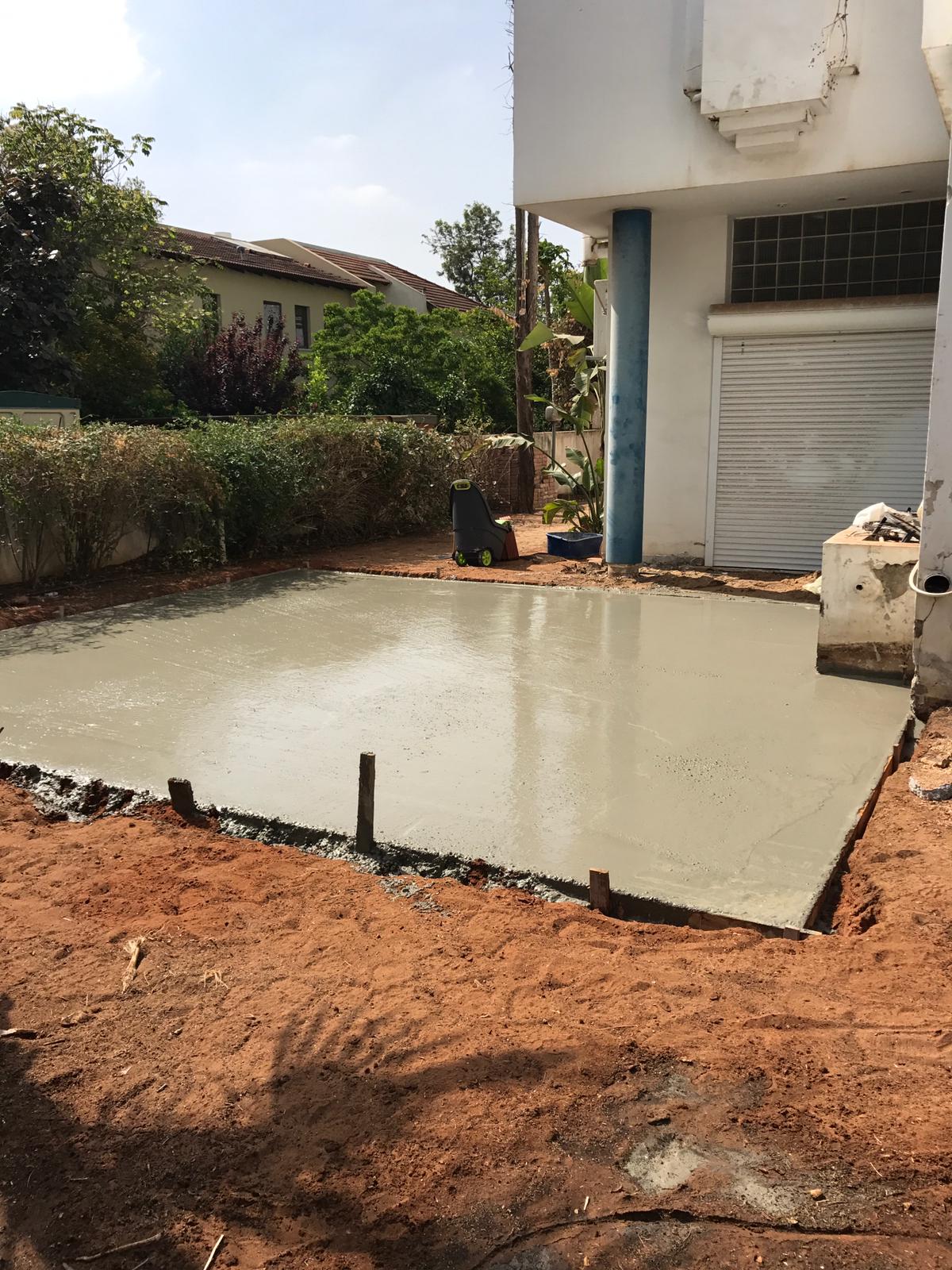 יציקת בטון וריצוף בהוד השרון