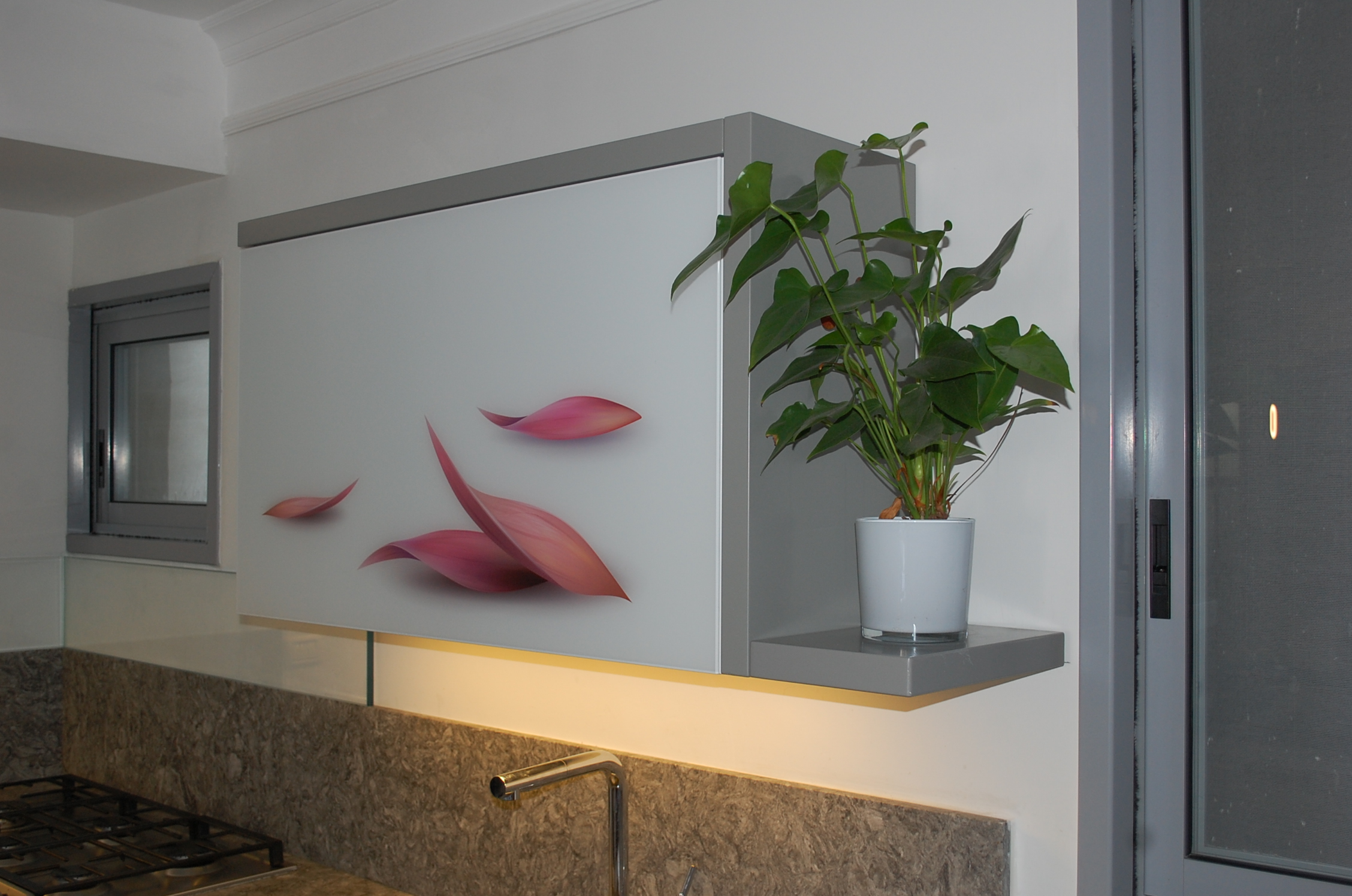 מטבח חצי מודרני חצי כפרי בתל אביב