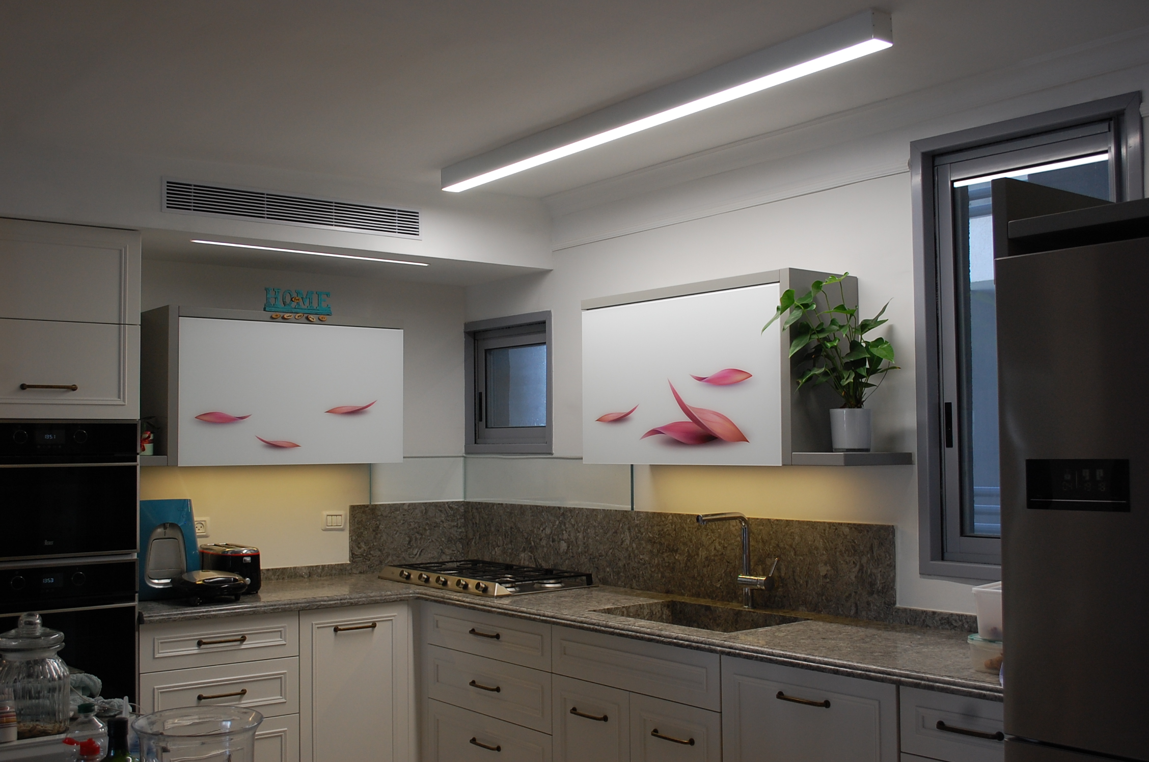 מטבח חצי מודרני חצי כפרי בתל אביב