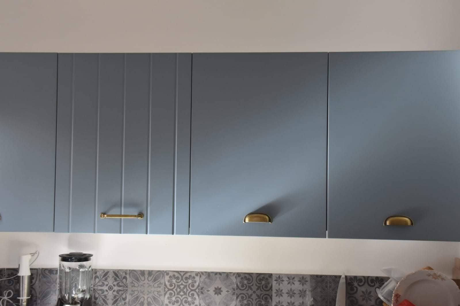 מטבח כפרי כחול נייבי