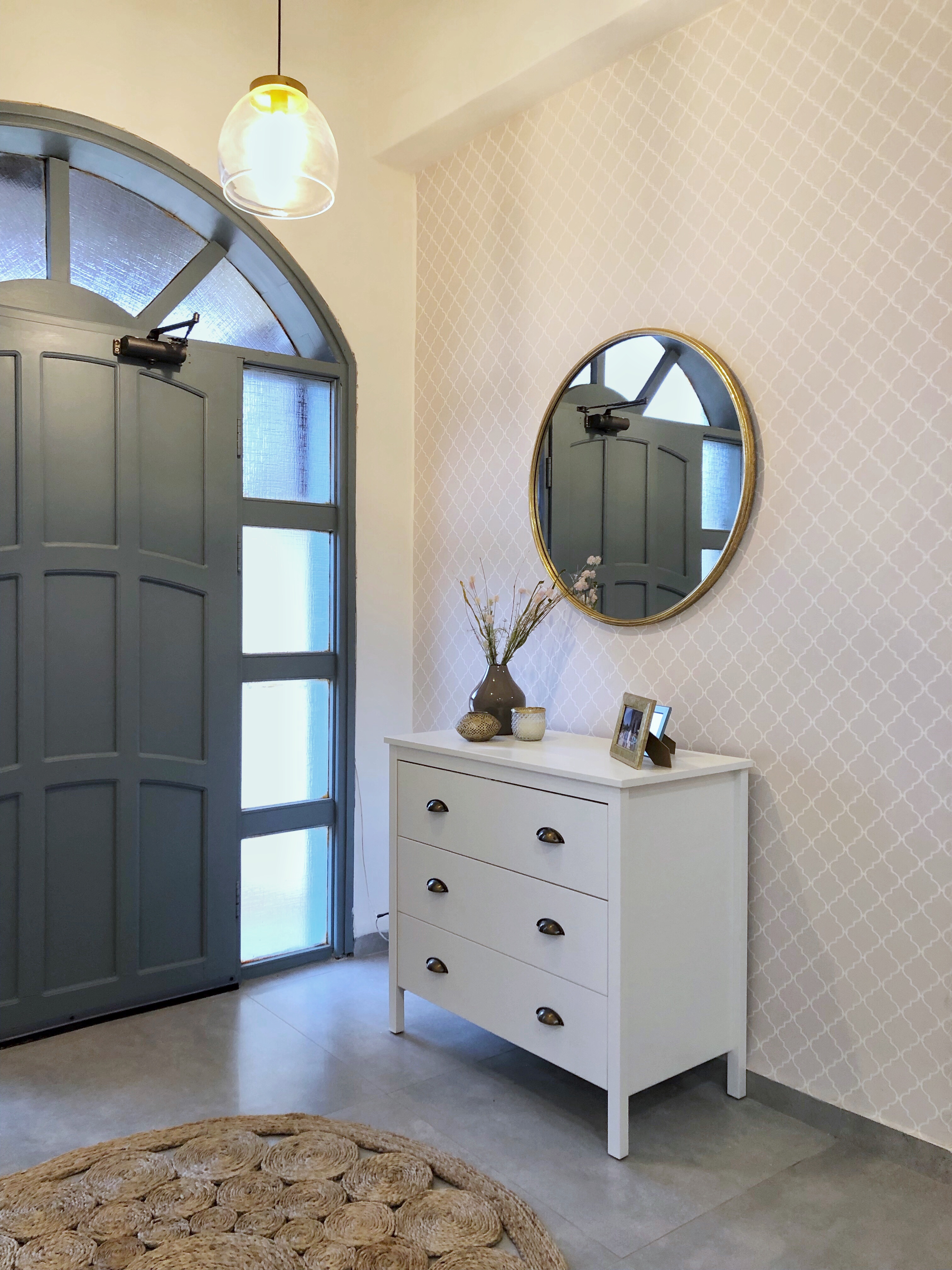 עיצוב פנים והלבשה לבית פרטי במושב אבן מנחם