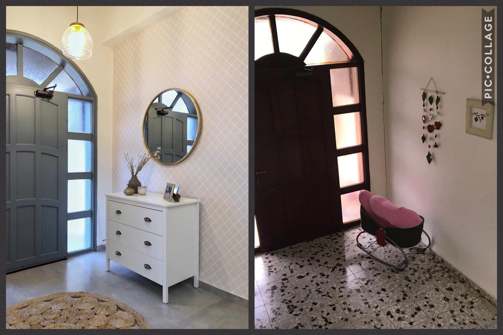 עיצוב פנים והלבשה לבית פרטי במושב אבן מנחם