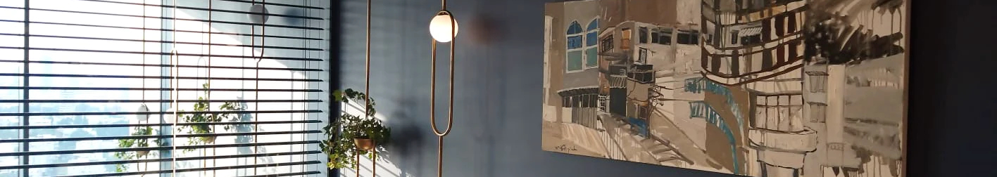 צילום מעבודה של אגבאריה מחמוד